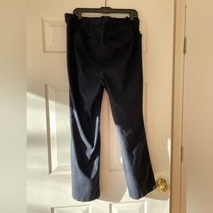 Navy dress pants.